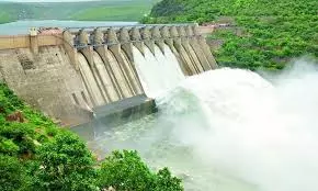 Srisailam Dam Receives Heavy Inflows With Rains Upstream