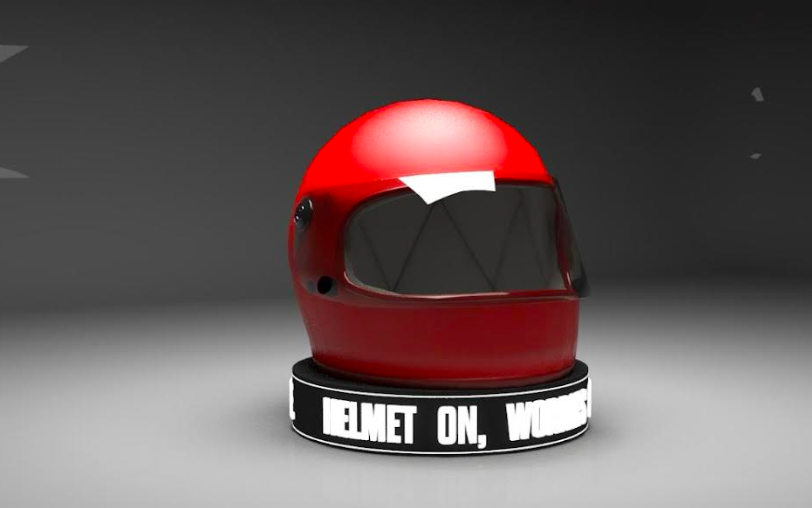 GHMC Installs Helmet Sculptures to Boost Road Safety Awareness
