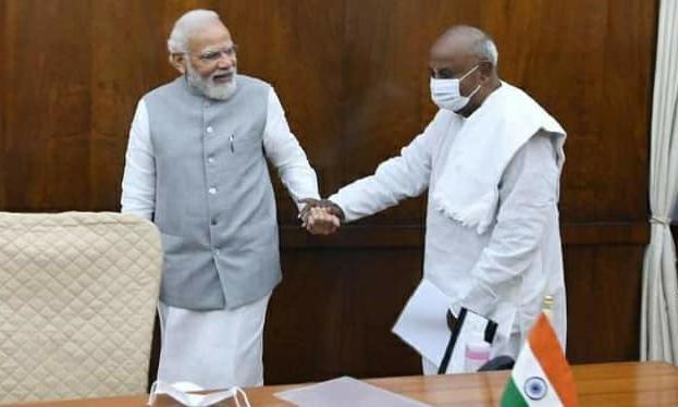 Devegowda Trusts Modi to Resolve Karnataka Water Disputes