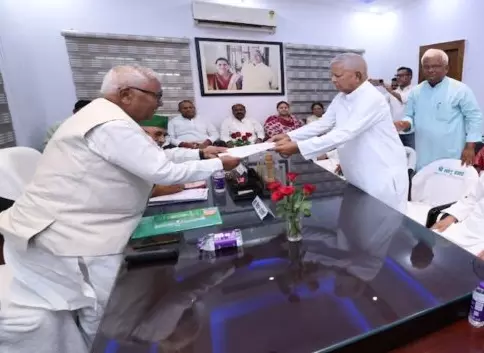 Lalu Prasad Files Nomination for Re-election as RJD President