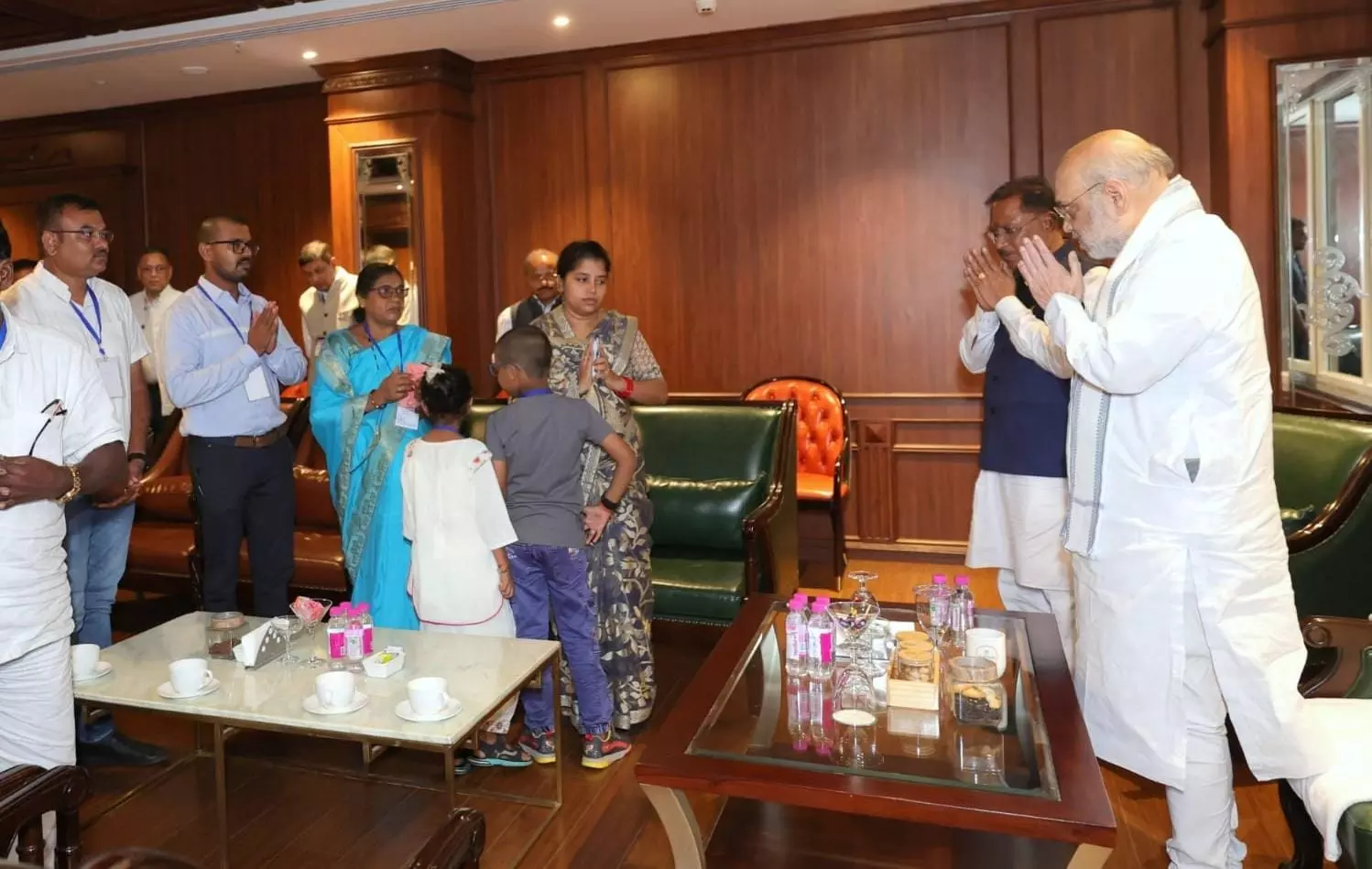 Chhattisgarh: Shah Cancels Abujhmad Visit Due To Bad Weather, Meets Jawans Involved In Maoist Leaders Death