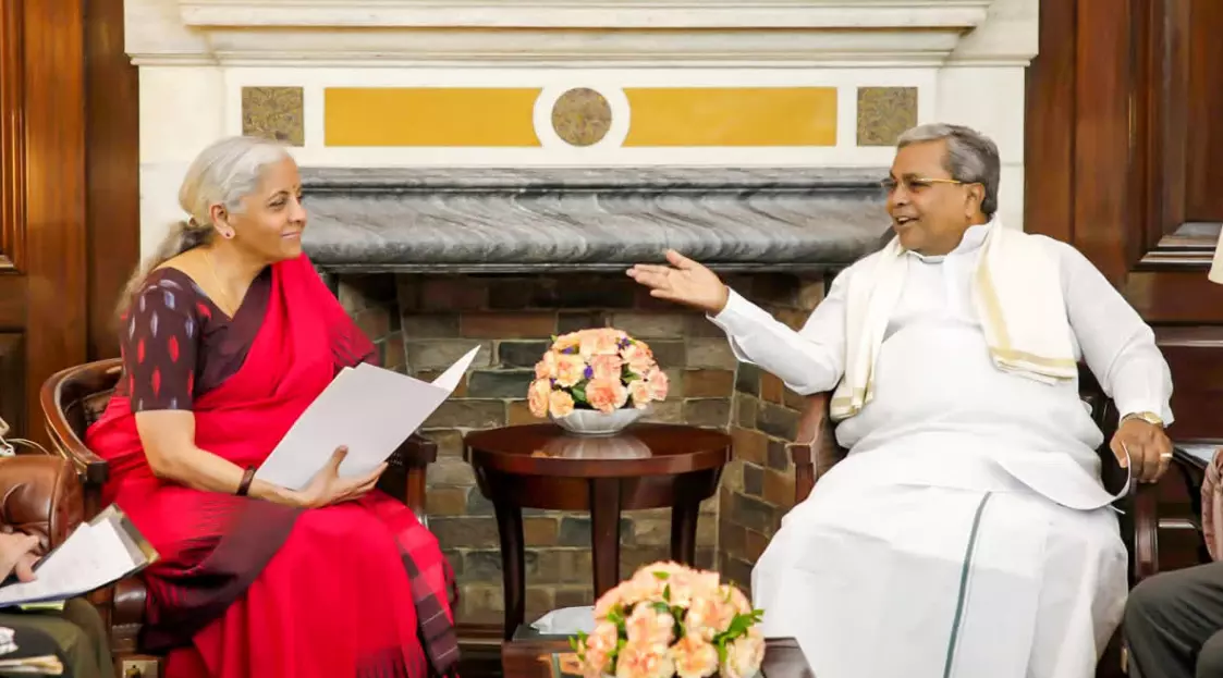 Sitharaman to Review Karnataka’s Rs 80,000 Cr Shortfall