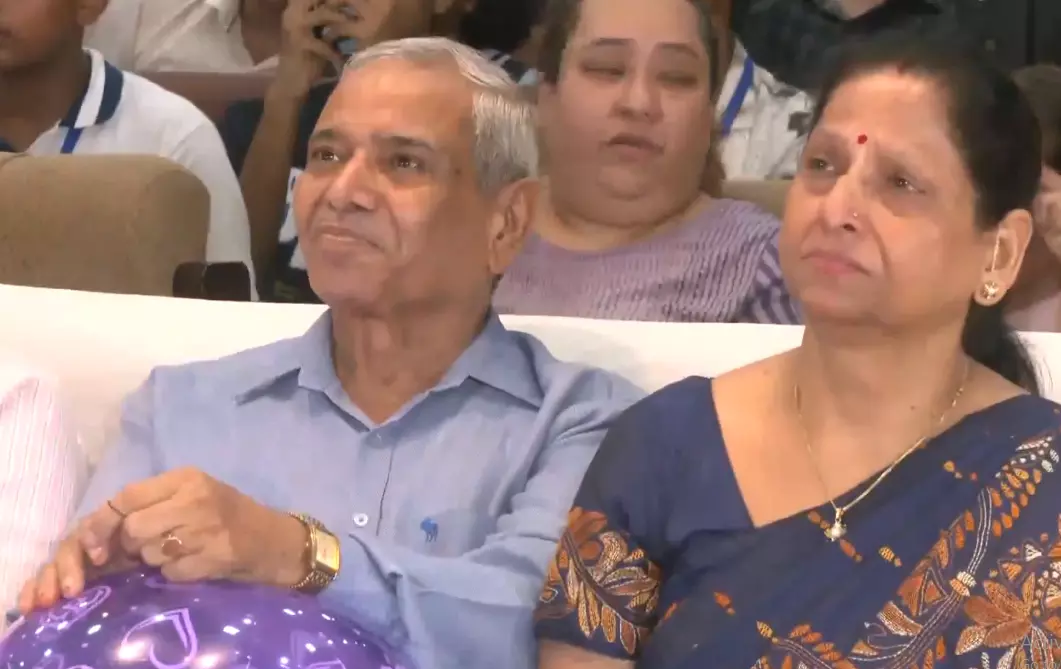 Shubhanshu Shuklas Mother Breaks Down as He Heads to ISS on Axiom-4 Mission