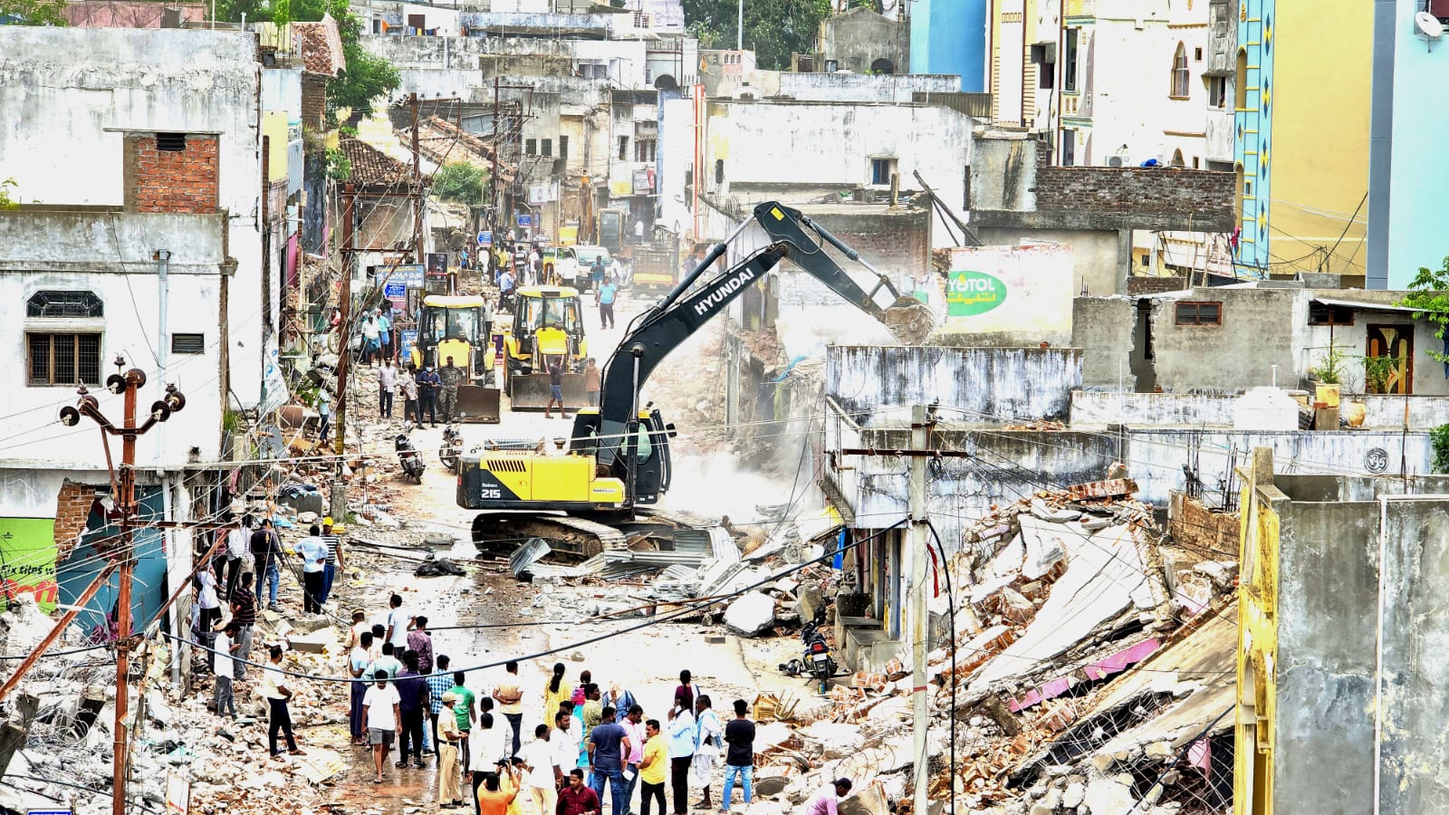 Vemulawada Temple Road Widening Begins After Decades