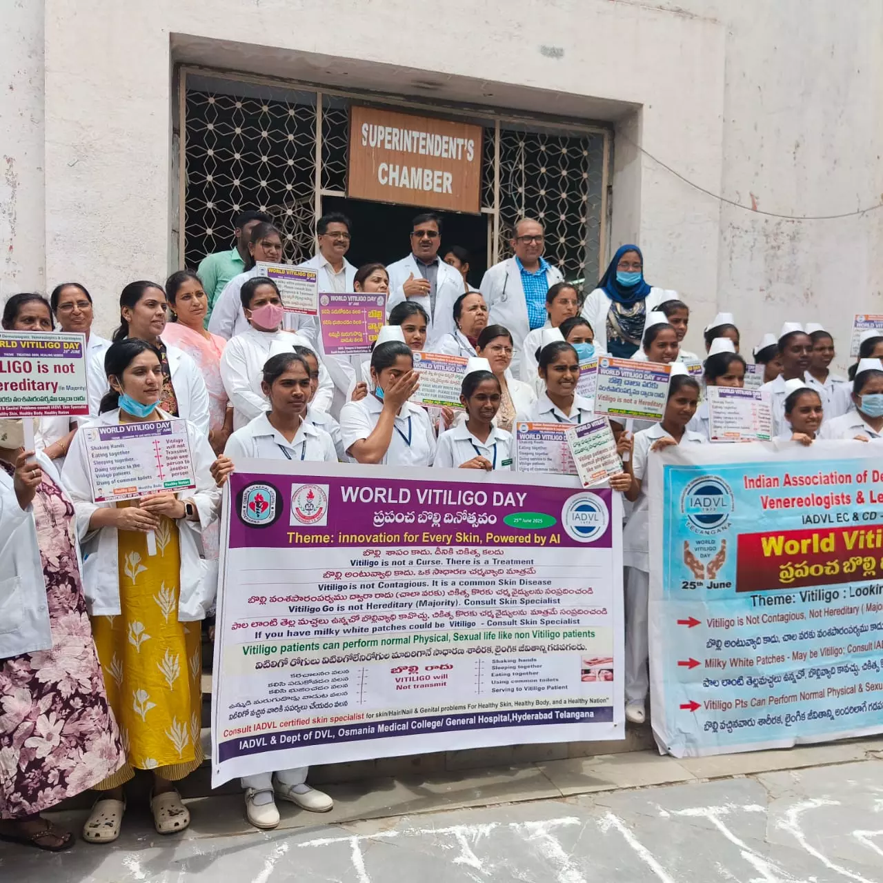 Awareness Rally Marks World Vitiligo Day At OGH