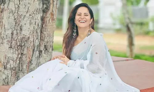 Anasuya Bharadwaj: A Vision in White
