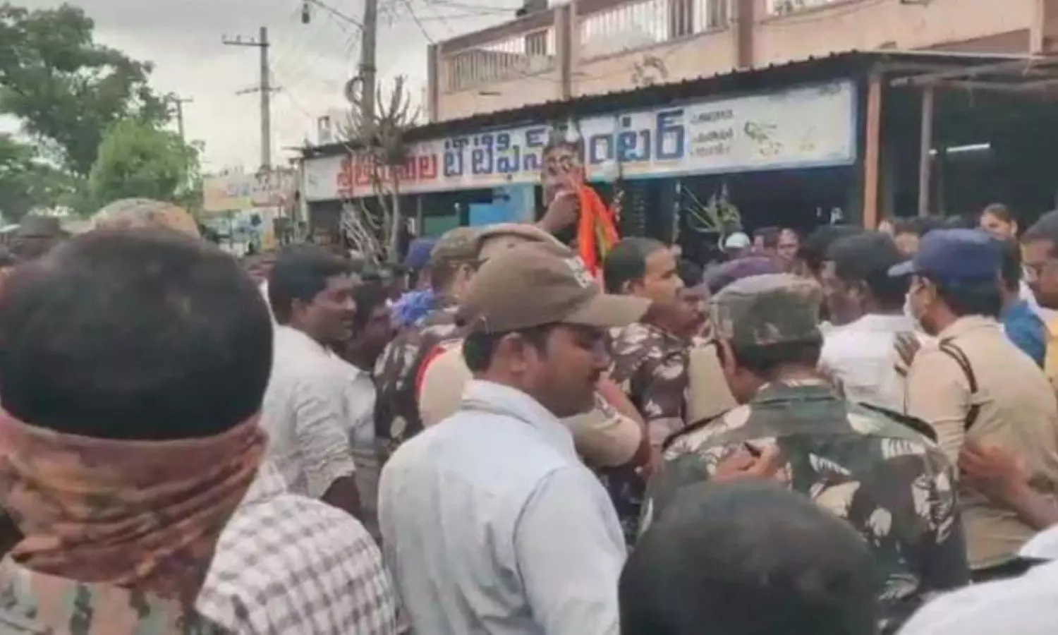 Tension In Manakondur Over Indiramma Housing Scheme