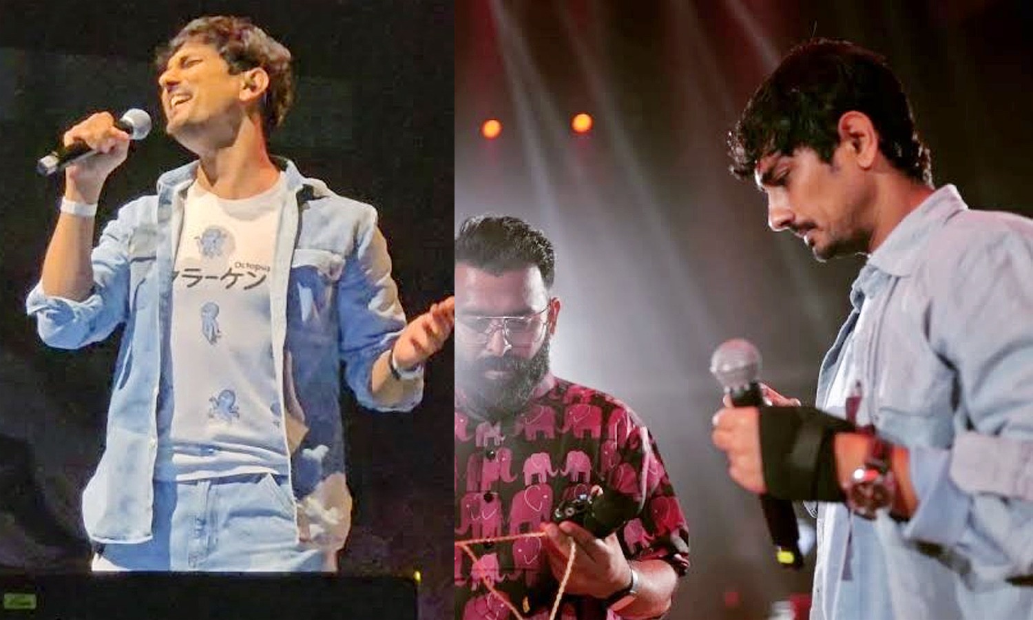 Actor Siddharth Performs Singing Act at Wembley Arena
