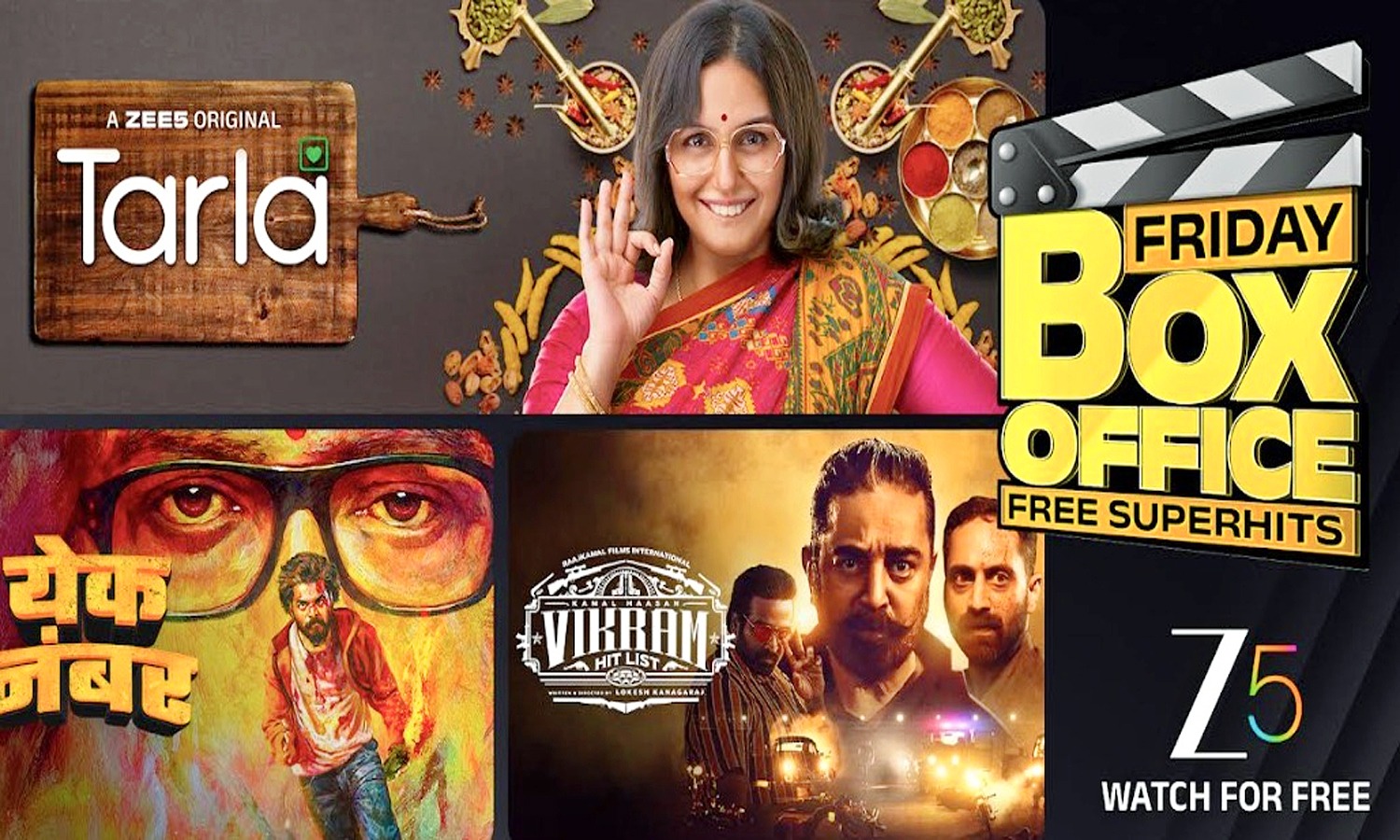 ZEE5 Launches "Blockbuster Fridays" Offering Free Movies