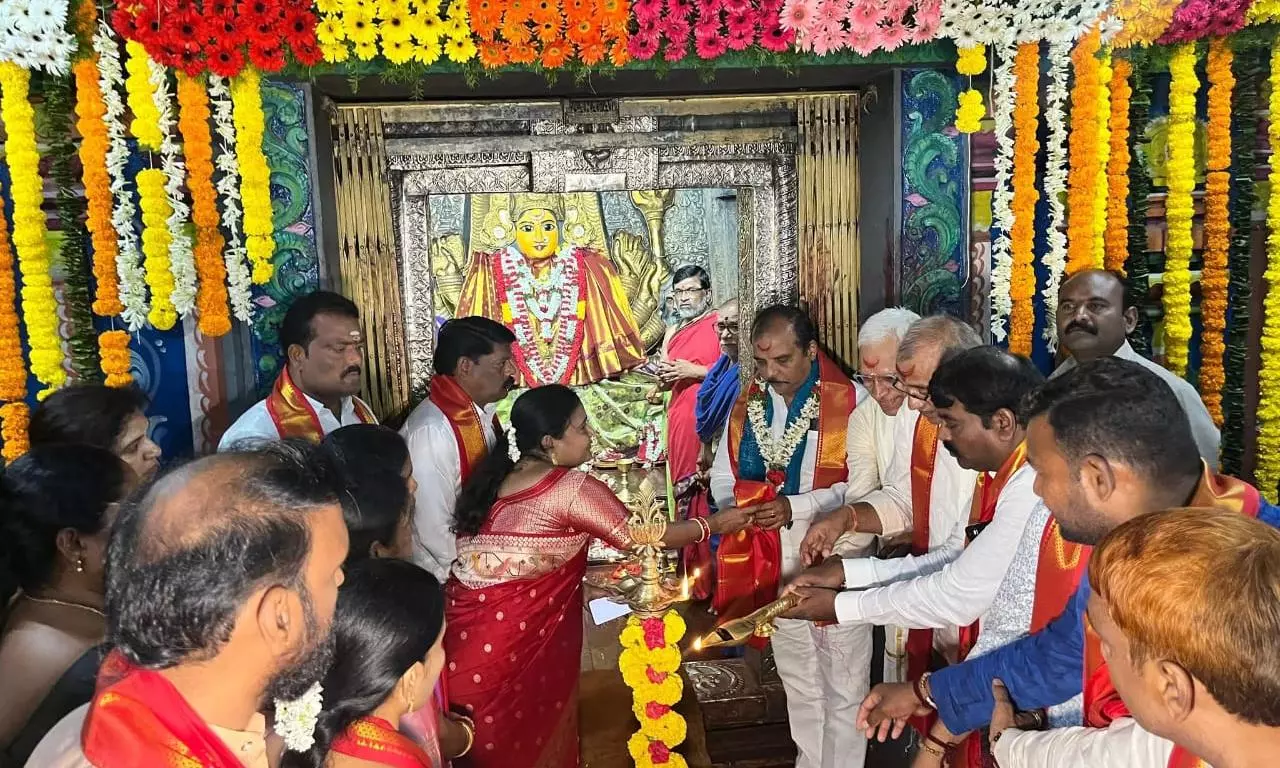 Bhadrakali Devi Ashadam Shakambari Fete Begins On A Grand Note