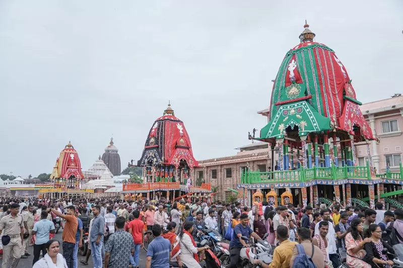 Stage set for grand Ratha Yatra of Lord Jagannath in Odisha’s Puri on Saturday
