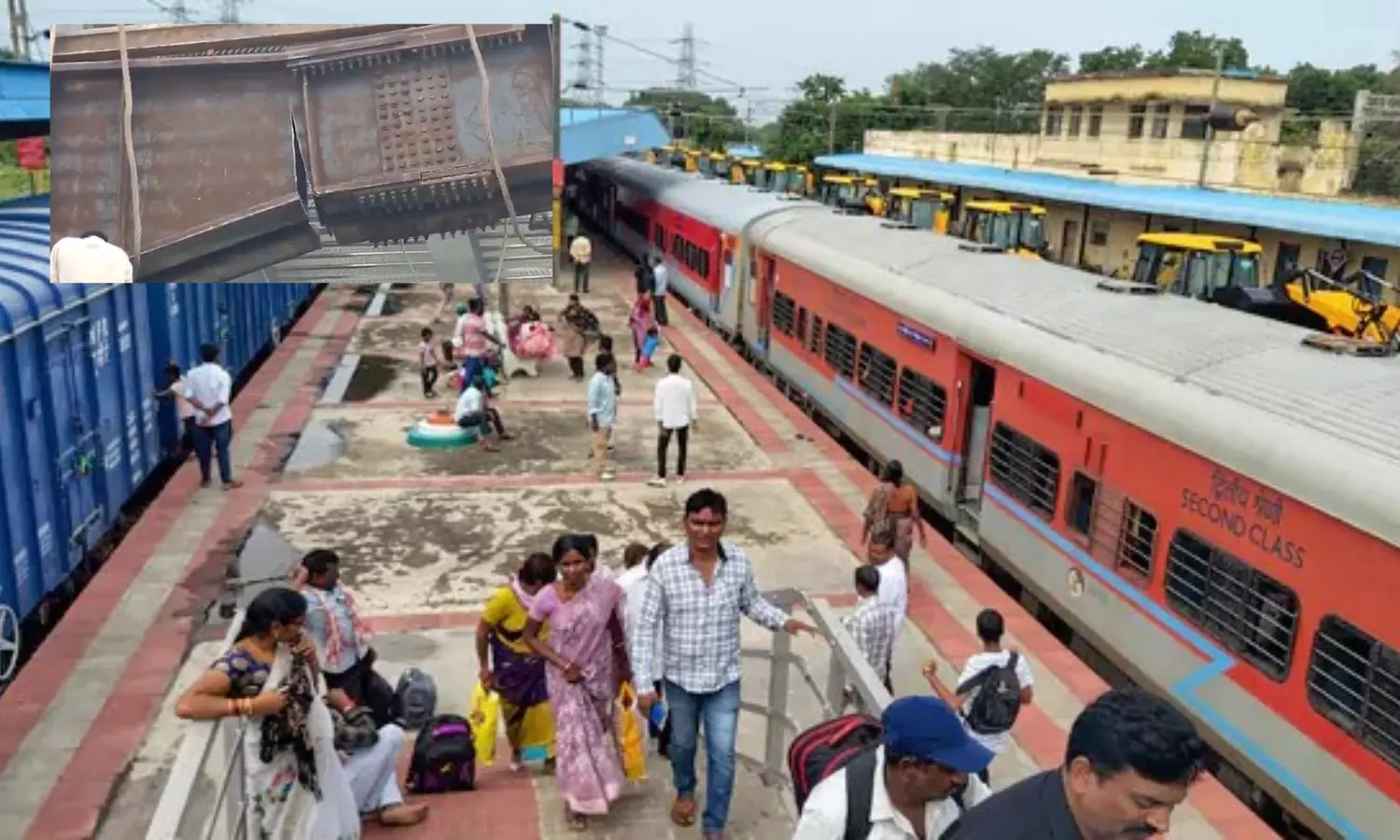 Peddapalli: Iron Cluster Collapse at ROB Disrupts Train Services