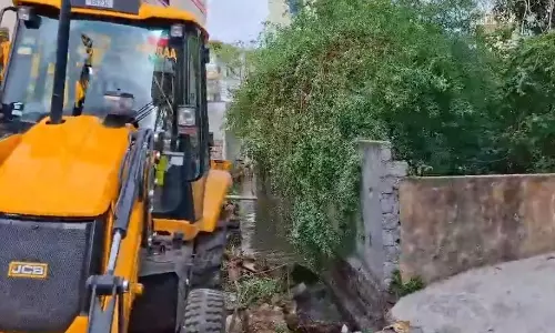 HYDRAA Clears Drain Encroachments to Prevent Flooding in Saidabad