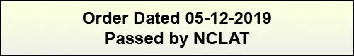 Order dated 05.12.2019 passed by NCLAT