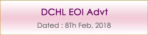 DCHL EOI Advt dated 8th Feb, 2018