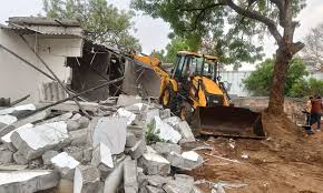 SCCL Demolishes Unused Staff Quarters in Madaram Township