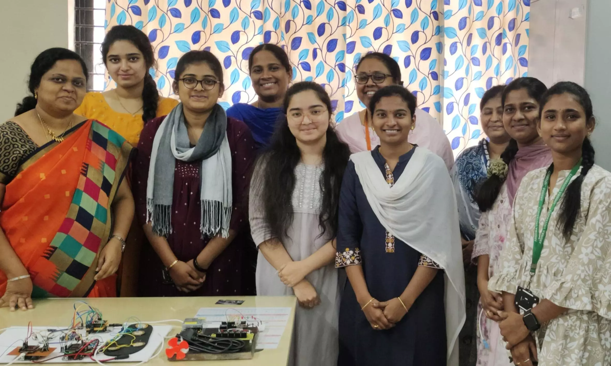 AU Women Engineering Students Patent Health-Monitoring Insole