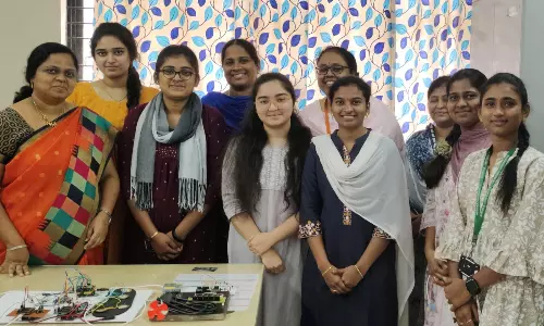 AU Women Engineering Students Patent Health-Monitoring Insole