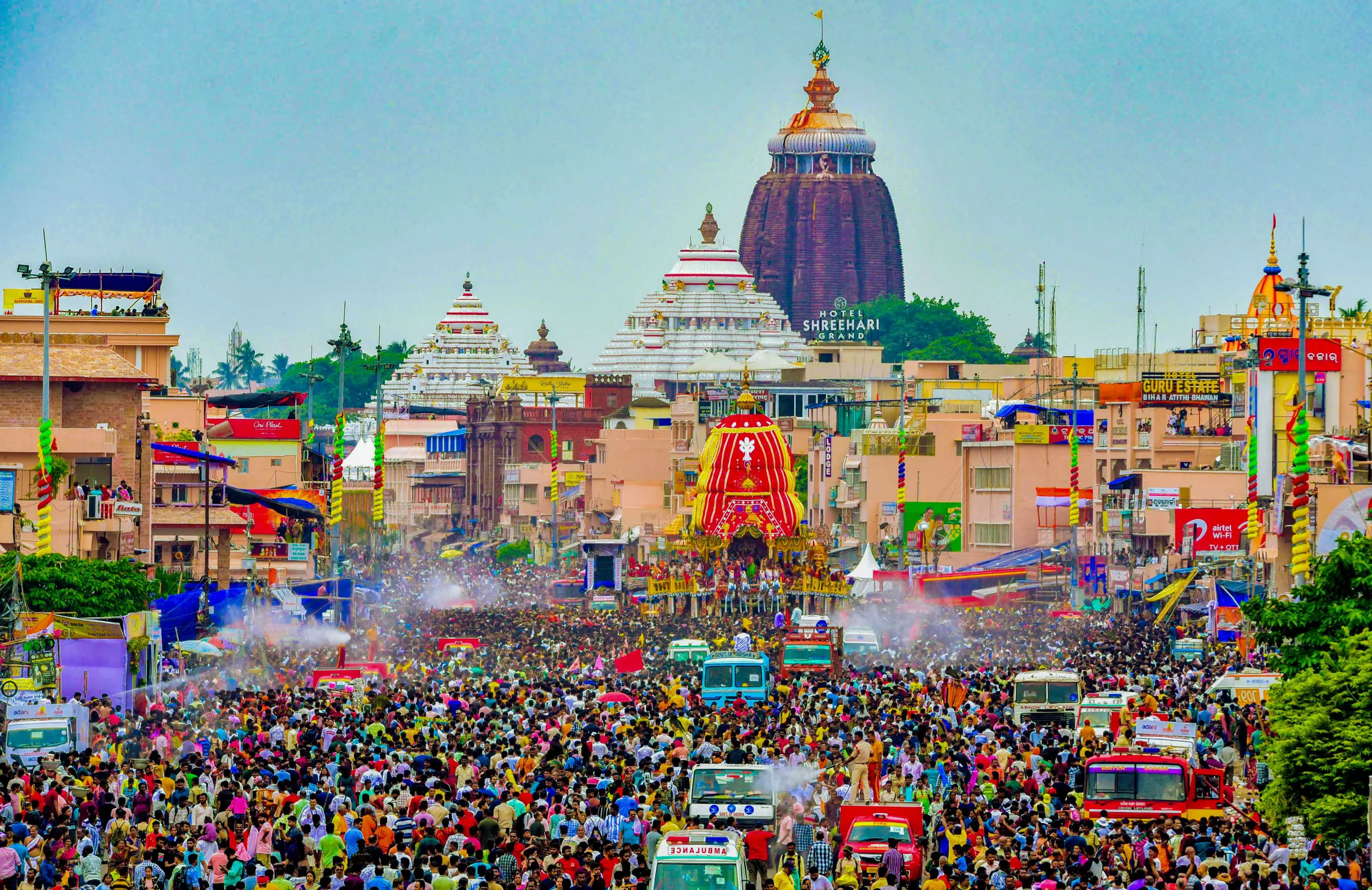 3 Killed, 50 Injured in Stampede in Puri