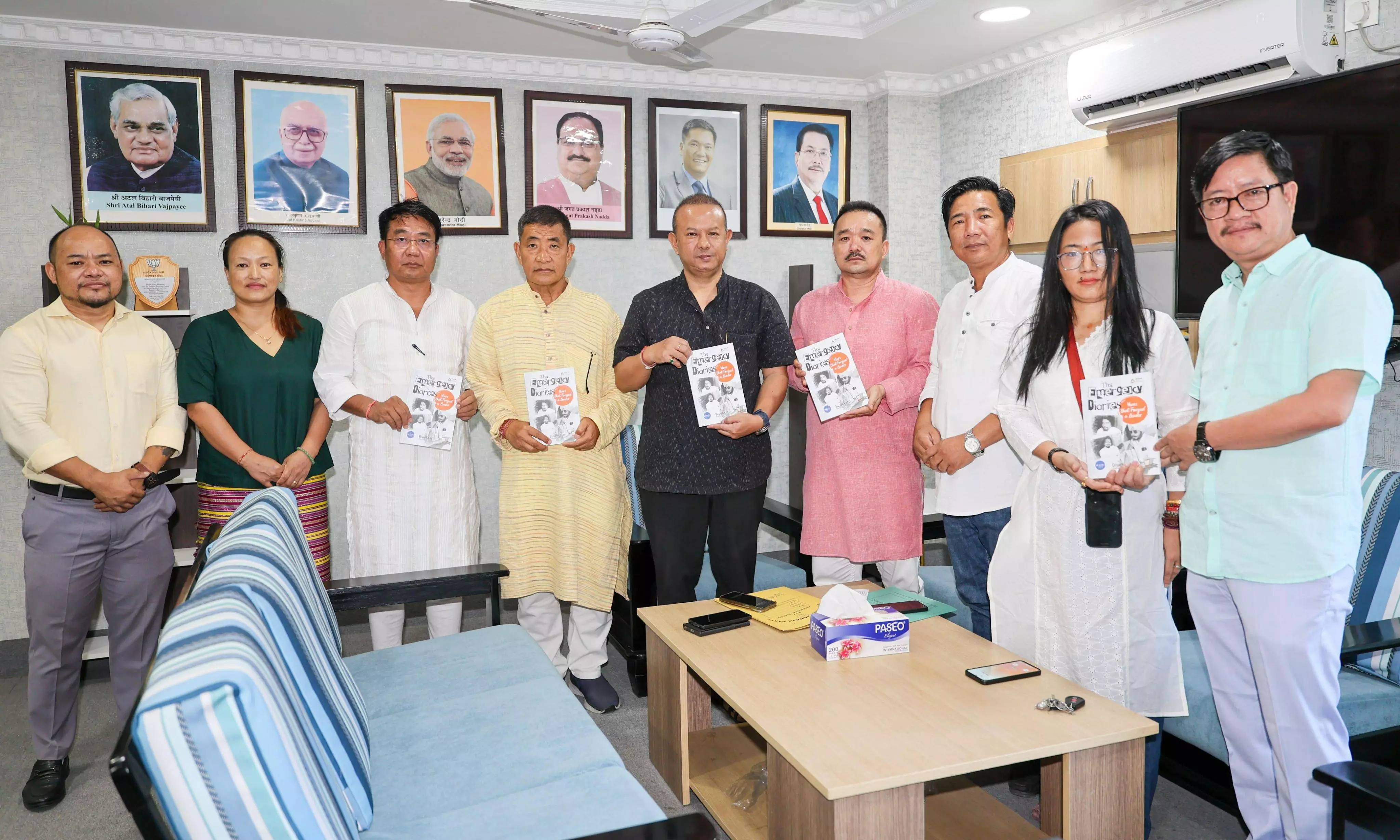 Arunachal BJP President Launches Book on Emergency