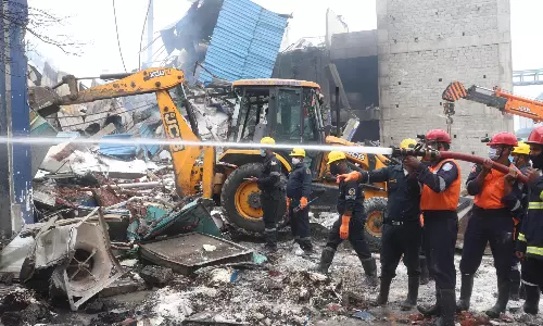 200 Personnel Tried to Put Off Fire at Blast Site in Telangana