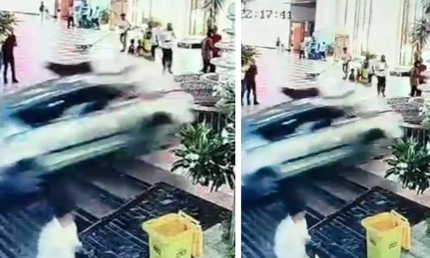 Speeding Car Rams into Hapur Hotel, One Dead