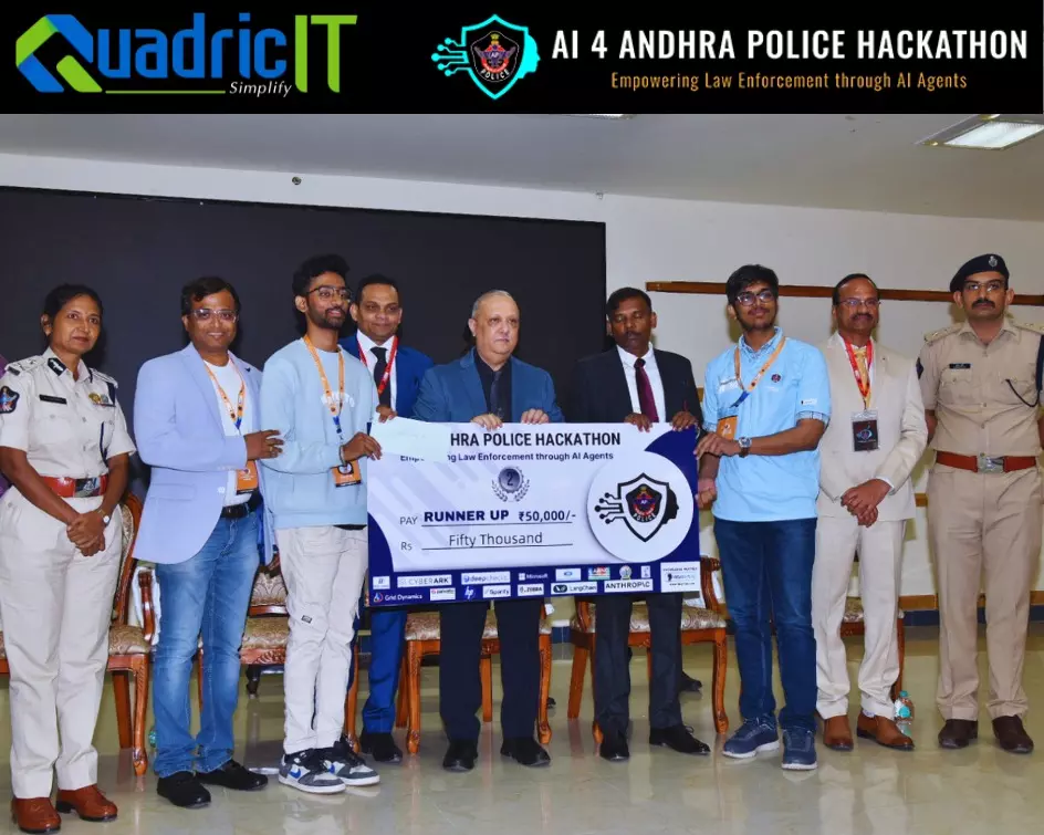 Quadric IT Wins at AI Hackathon for Police AI Tool