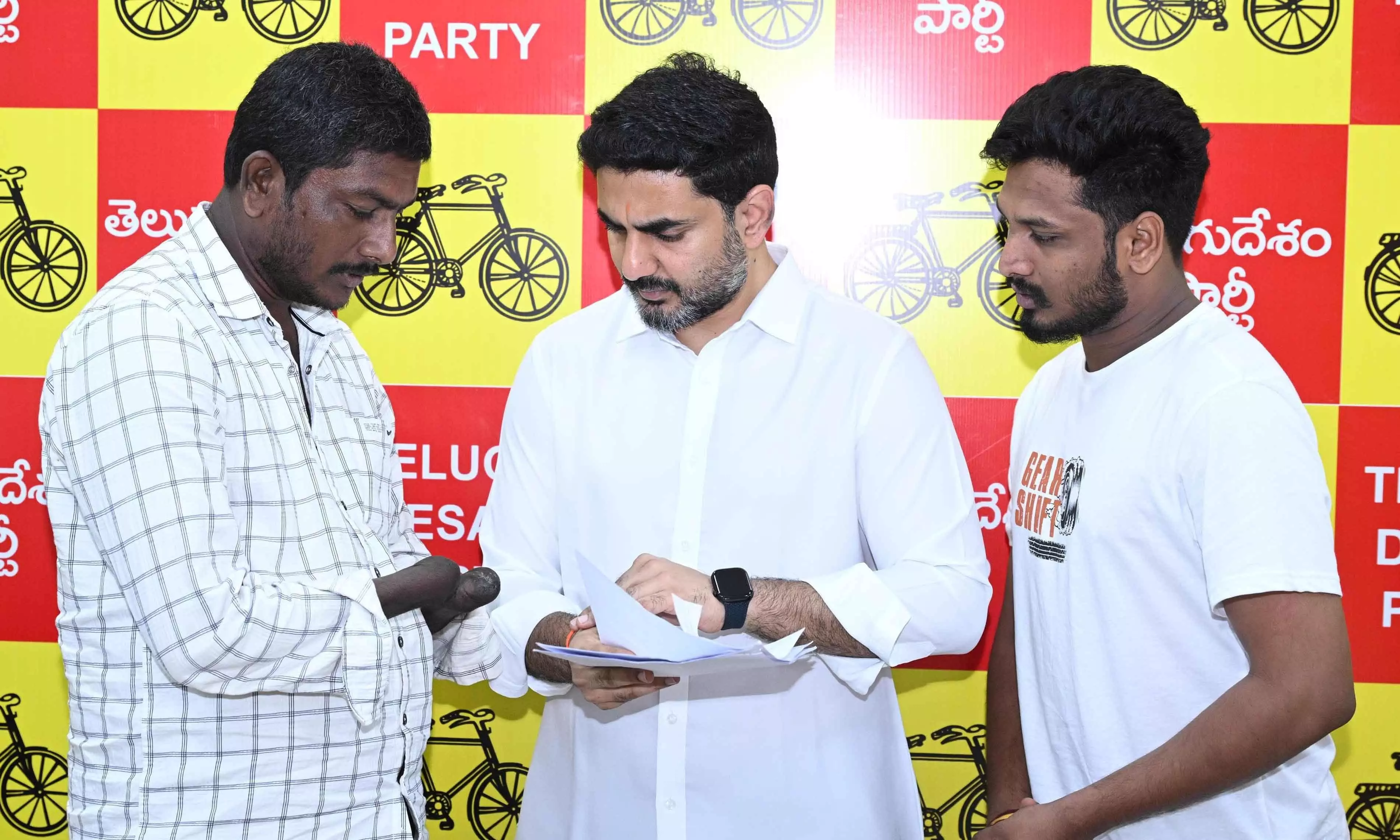 Lokesh Promises to Resolve Peoples Grievances at Praja Darbar
