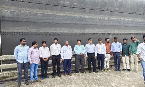 Maha Opens Babli Gates to Release Water Into Godavari Maha Opens Babli Gates to Release Water Into Godavari