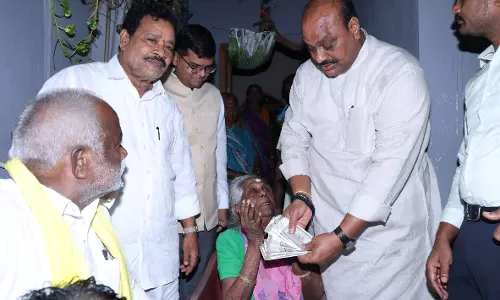 Atchannaidu Calls Pension Distribution Poor-La Seva
