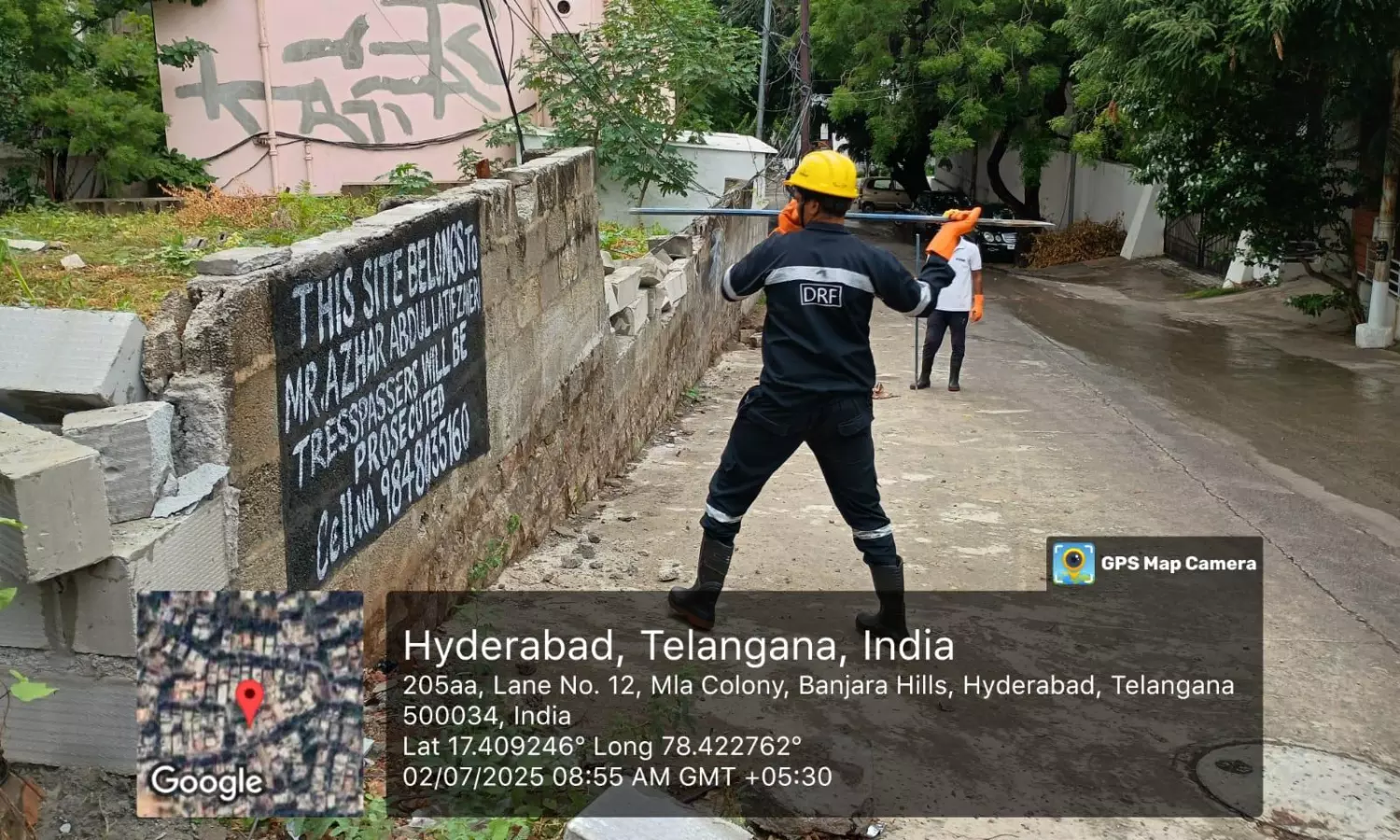 GHMC Reclaims Land In Banjara Hills