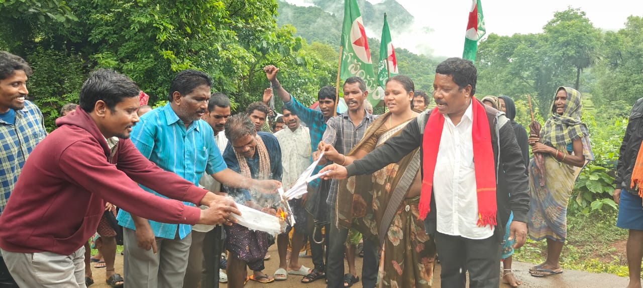 Tribal Protests Hydroelectric Projects in Alluri District