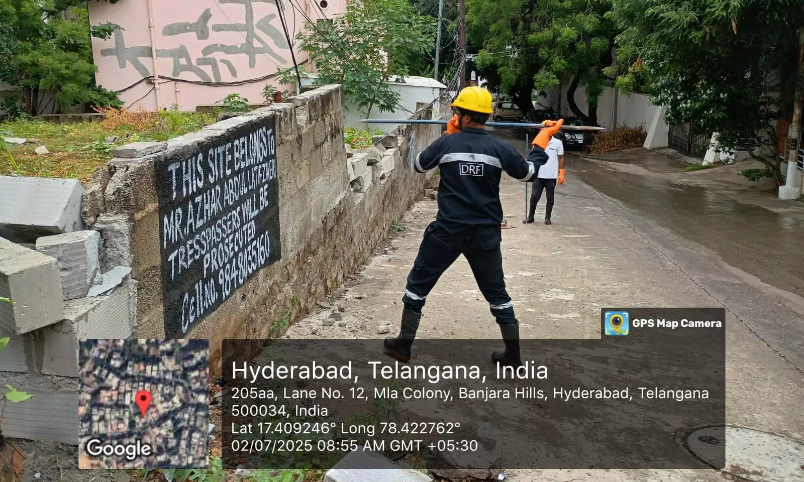 GHMC Reclaims Land In Banjara Hills