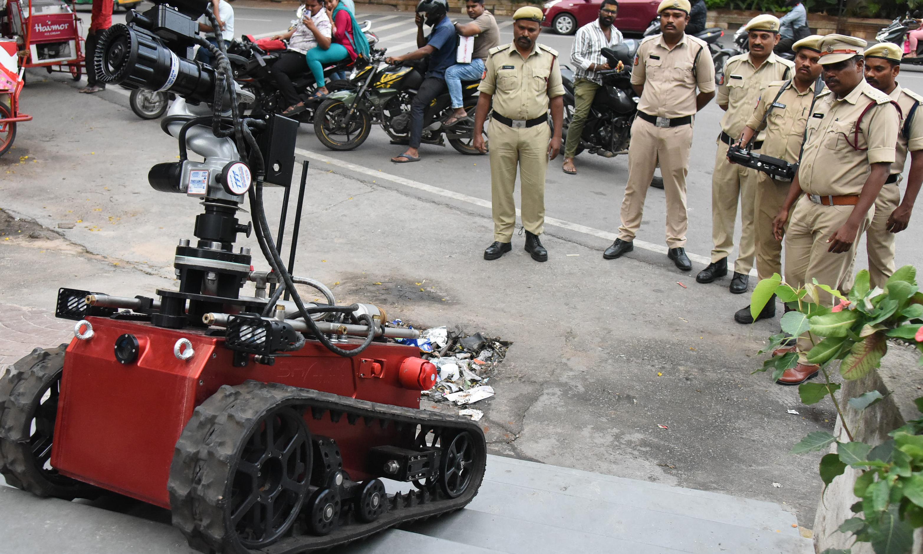 Robot Firefighter Deployed to Protect Telangana's First Responders
