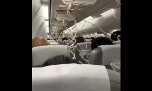 Japan Airlines Flight Makes Emergency Landing Japan Airlines Flight Makes Emergency Landing