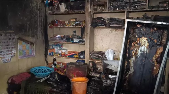Refrigerator Explosion Causes Fire in Sanathnagar, Hyderabad