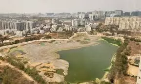 Ramanna Cheruvu Choked With Trash