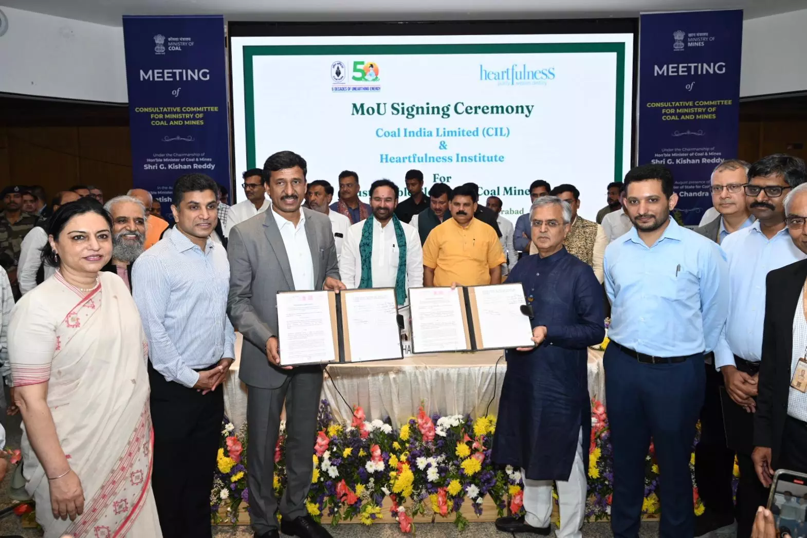 Coal India, SCCL and Heartfulness Ink MoU
