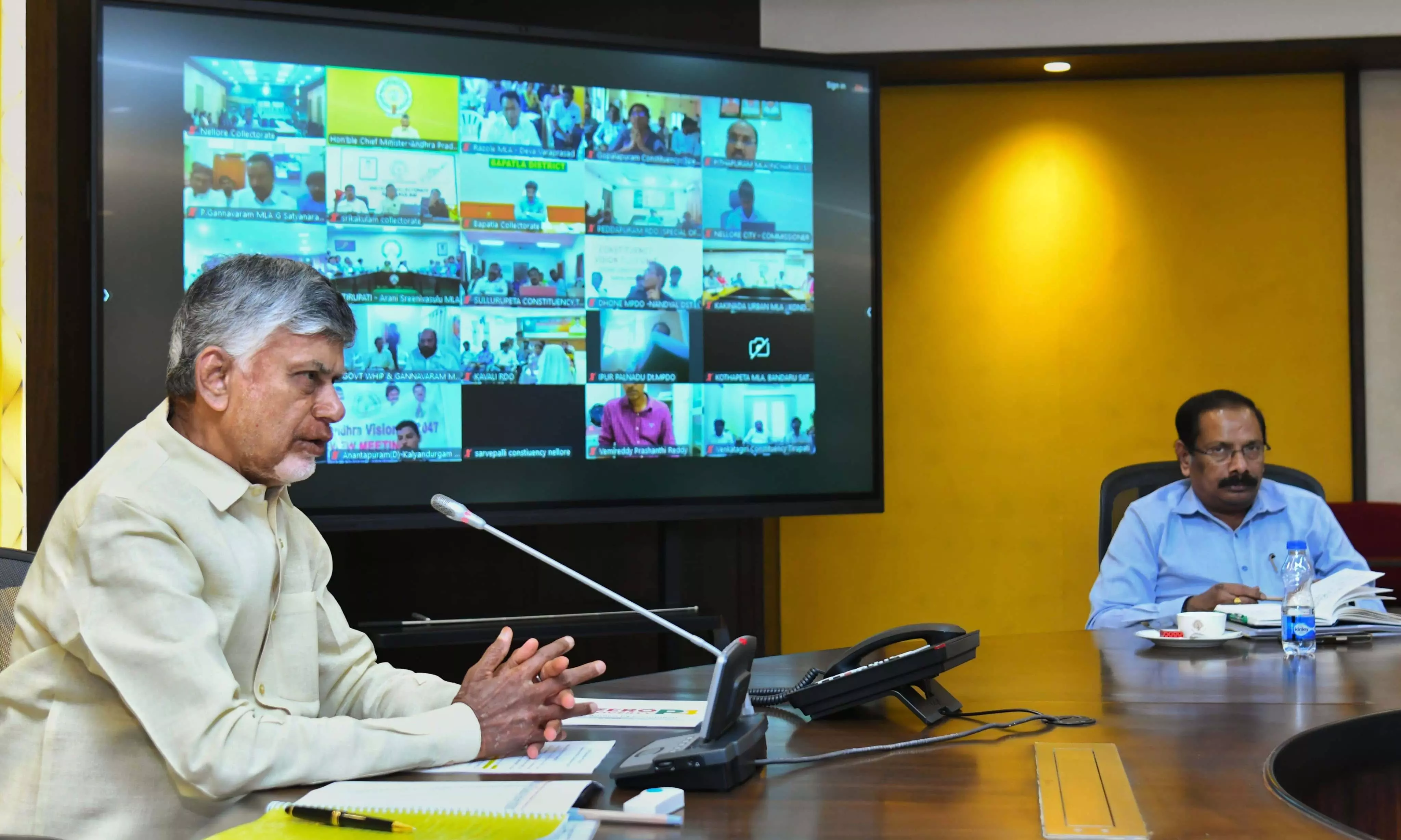 Bapatla District Leads the Way in P4 Implementation: CM Naidu