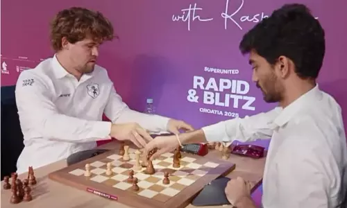 Gukesh Stuns Carlsen Yet Again At SuperUnited Rapid and Blitz Croatia 2025