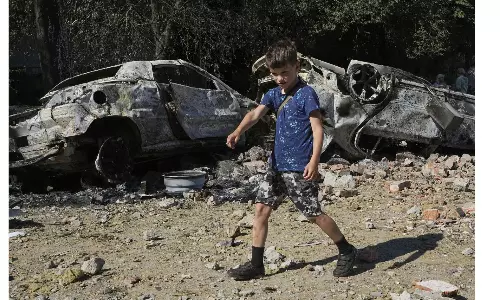 Russia Launches Largest Missile, Drone Barrage On Kyiv Since War In Ukraine Began