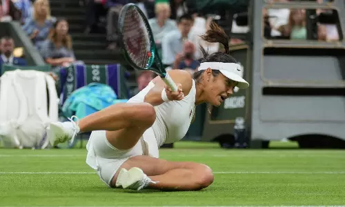 Raducanu Fumes Over Racket Tension in Wimbledon Loss to Sabalenka Raducanu Fumes Over Racket Tension in Wimbledon Loss to Sabalenka