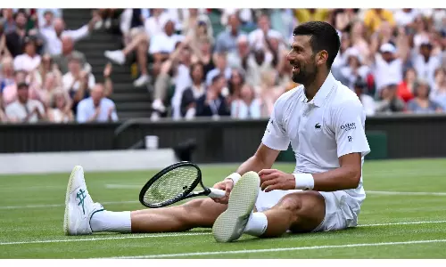 Djokovic Hits Century To Lead Veterans Into Last 16, Krejcikova Crashes Djokovic Hits Century To Lead Veterans Into Last 16, Krejcikova Crashes