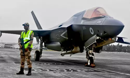 UK Aviation Team in Kerala to Repair Stranded B-35 Fighter Jet