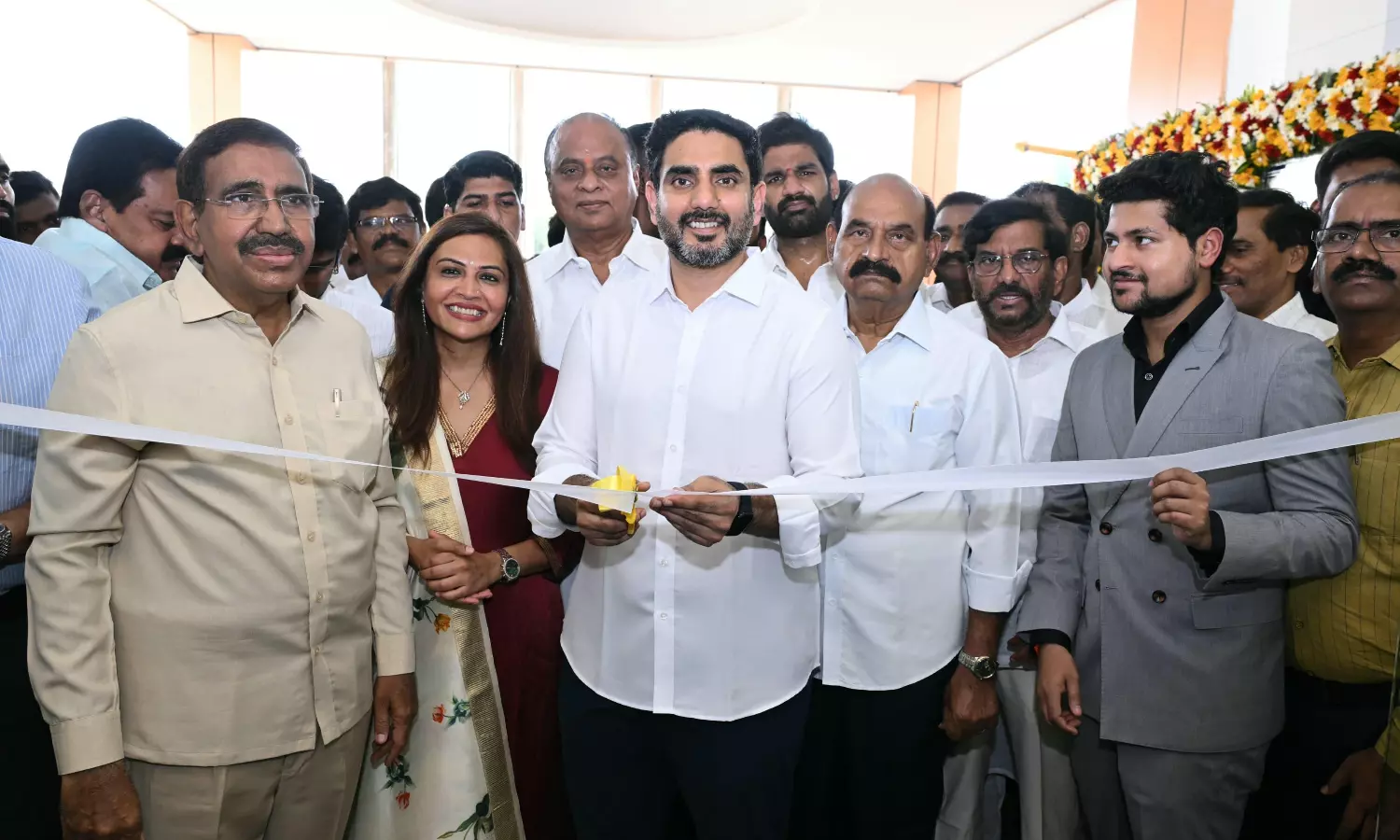 Lokesh Inaugurates Modernized VR Municipal High School in Nellore