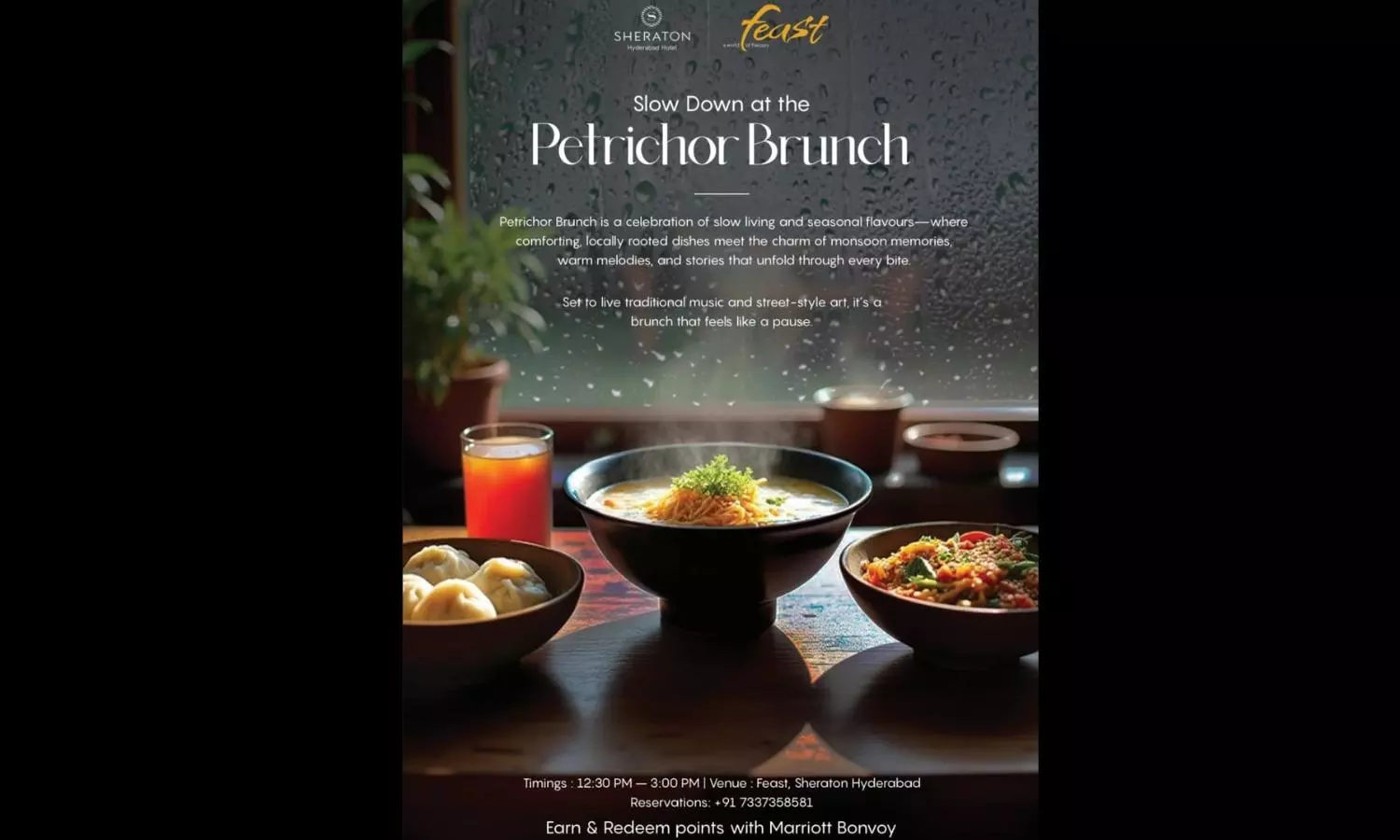 Petrichor Brunch At Sheraton Hyderabad