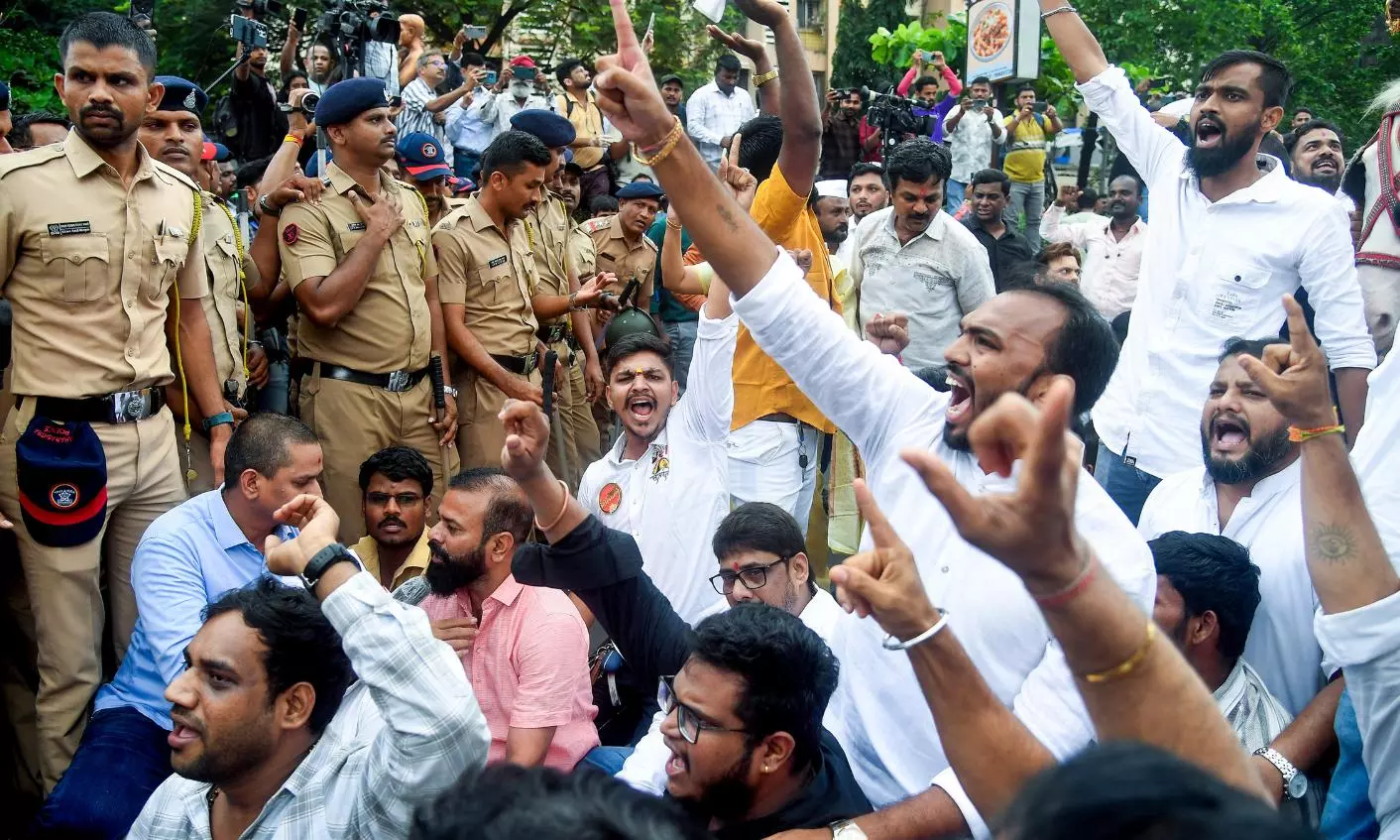 Opposition Protests Over Delay In LoP Appointment In Maharashtra Assembly