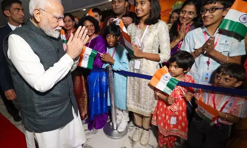 PM Modi Arrives in Brasilia, Interacts with Indian Diaspora