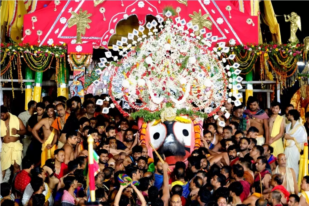Divine Reunion at Puri: Niladri Bije Marks End of Ratha Yatra