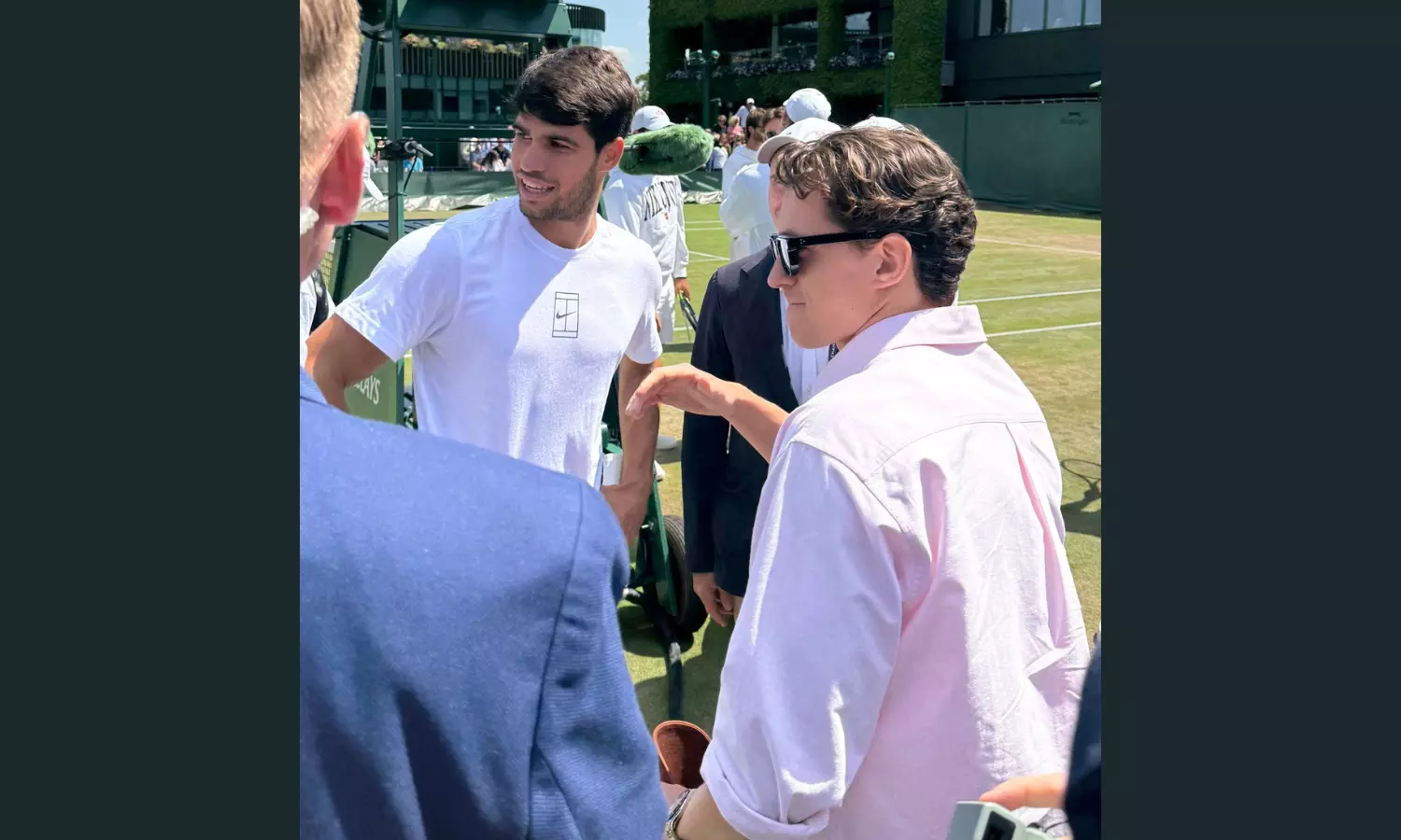 Watch: Wimbledon Champion Alcaraz Challenges Spiderman Actor Holland to Golf Match